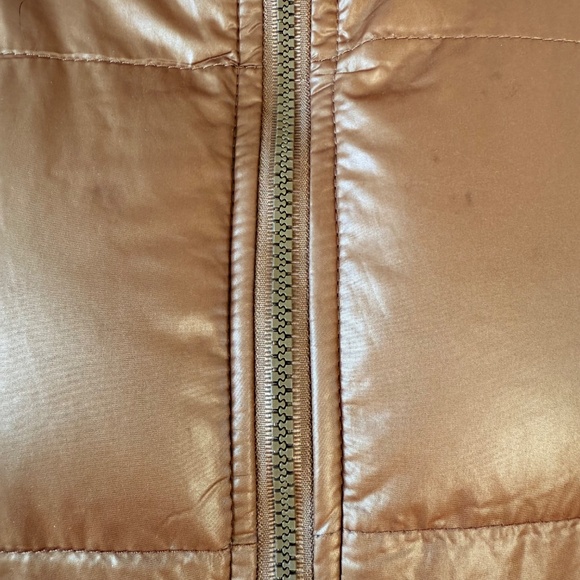Y2K Brown Puffer Jacket with Faux Fur hood - Picture 10 of 13